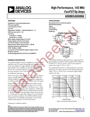 AD8065AR-REEL7 datasheet  